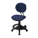 ジャストフィットチェア ネイビーブルー 回転チェア ファブリック メーカー直送 ▼返品・キャンセル不可【他商品との同時購入不可】