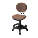 ジャストフィットチェア ブラウン 回転チェア ファブリック メーカー直送 ▼返品・キャンセル不可【他商品との同時購入不可】