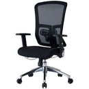 エルゴノミックチェア JG5-201BK 肘付オフィスチェア 【直送品】 返品・キャンセル・他商品と同時購入は不可