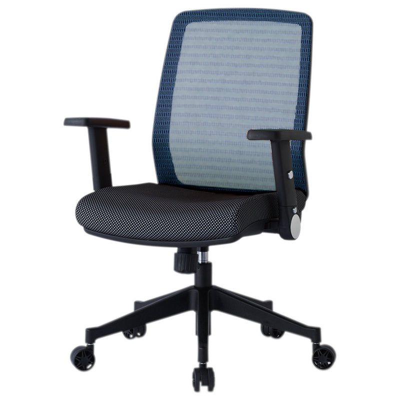 メッシュチェア JG4 肘付き JG4-304BL メーカー直送 ▼返品・キャンセル不可【他商品との同時購入不可】