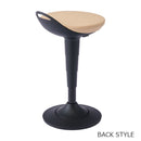 スツール ベージュ ファブリック 座面スイング 座面昇降 メーカー直送 ▼返品・キャンセル不可【他商品との同時購入不可】