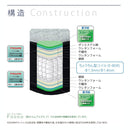 Unixs KAM-921 セミダブルマットレス（圧縮） 【直送品】 返品・キャンセル・他商品と同時購入は不可