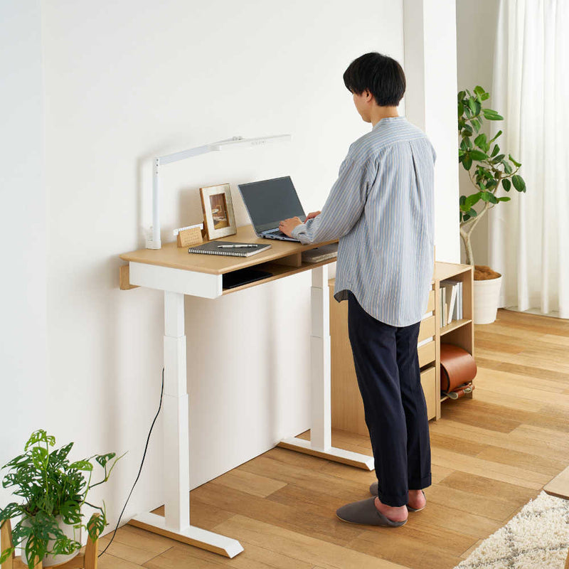 学習机 ファミオ  昇降デスク FDD-897MOWH メーカー直送 ▼返品・キャンセル不可【他商品との同時購入不可】