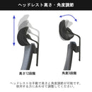 エルゴノミックチェア JG3-101BK 肘付オフィスチェア 【直送品】 返品・キャンセル・他商品と同時購入は不可