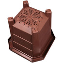 アップルウェアー 花と野菜のプランター 300型 ブラウン