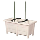 アップルウェアー 花と野菜のプランター 600型 ホワイト