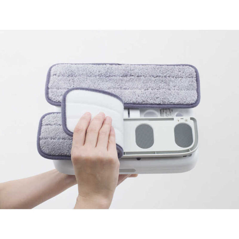 CCP コードレスバイブレーションモップクリーナーNEO 高速振動 水拭き対応 洗剤不要 ホワイト ZV-MV26-WH 1台