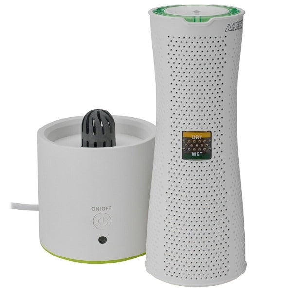 CCP コードレス小型除湿器 ドライボス 除湿 脱臭 繰り返し使える 水捨て不要 エコ ホワイト ZJ-MF70-GR 1台
