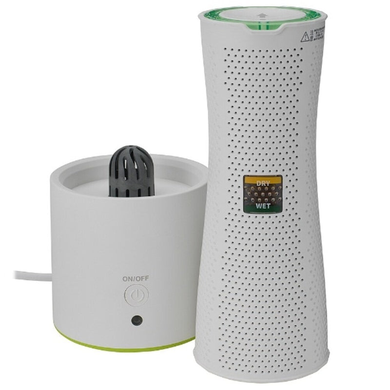 CCP コードレス小型除湿器 ドライボス 除湿 脱臭 繰り返し使える 水捨て不要 エコ ホワイト ZJ-MF70-GR 1台