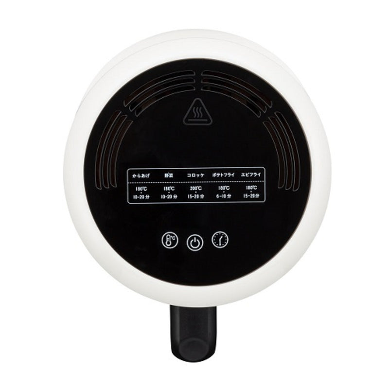 CCP ガラスノンフライオーブン ヘルシー コンパクト お手入れ簡単 10レシピ付属 アイボリー BE-AF95-VY 1台