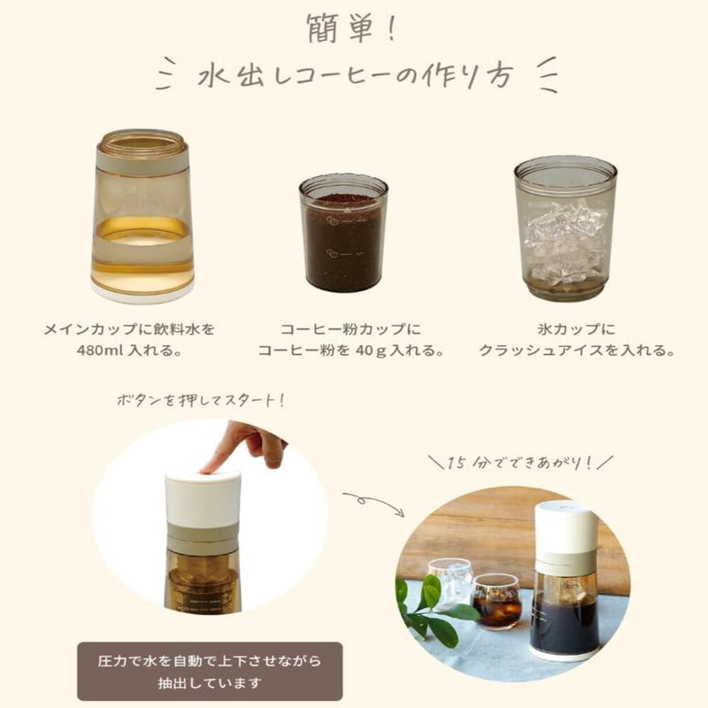 シーシーピー 水出しコーヒーメーカーCoolBarista 1台