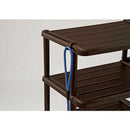 和泉化成 K-シューズラック5段シングル ブラウン