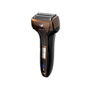 マクセル 往復式シェーバー 5枚刃 USB充電 交流式 本体丸洗い ブラウン IZF-V553W-T 1台