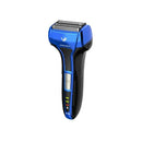 マクセル 往復式シェーバー 4枚刃 USB充電 交流式 本体丸洗い ブルー IZF-V543W-A 1台