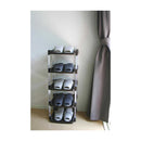 平和工業 クリスタルシューズラック5段