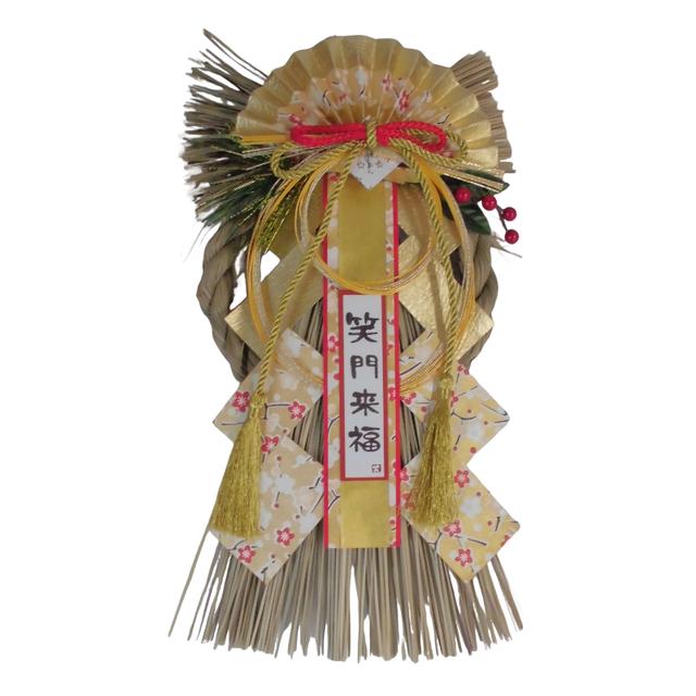 新年装饰花环（金寿福）1个▼不接受退货或取消