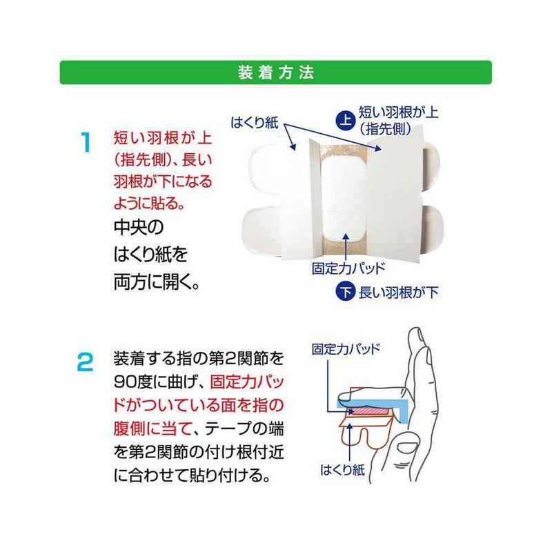 ミノウラ カサハラ式 指先へバテープ 15枚