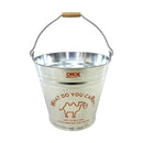 尾上製作所 イラスト入バケツ８号 オレンジ