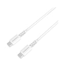 カシムラ USB充電&同期ケーブル2m C-C WH AJ644