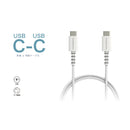 カシムラ USB充電&同期ケーブル2m C-C WH AJ644