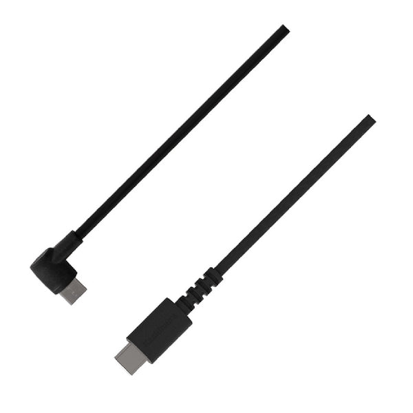 カシムラ USB充電&同期C-Cケーブル1.2m BK L字 AJ651