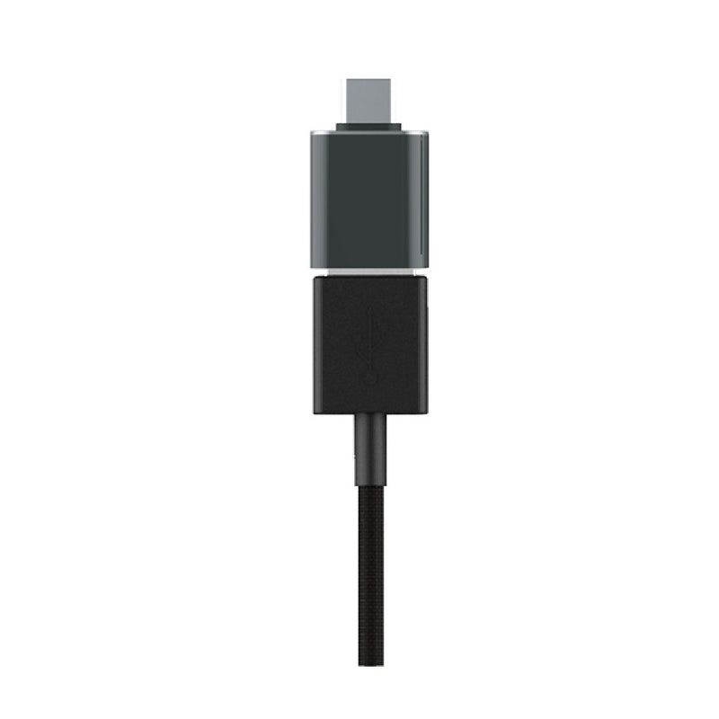 カシムラ USB変換アダプター USB-AtoC BK AJ652