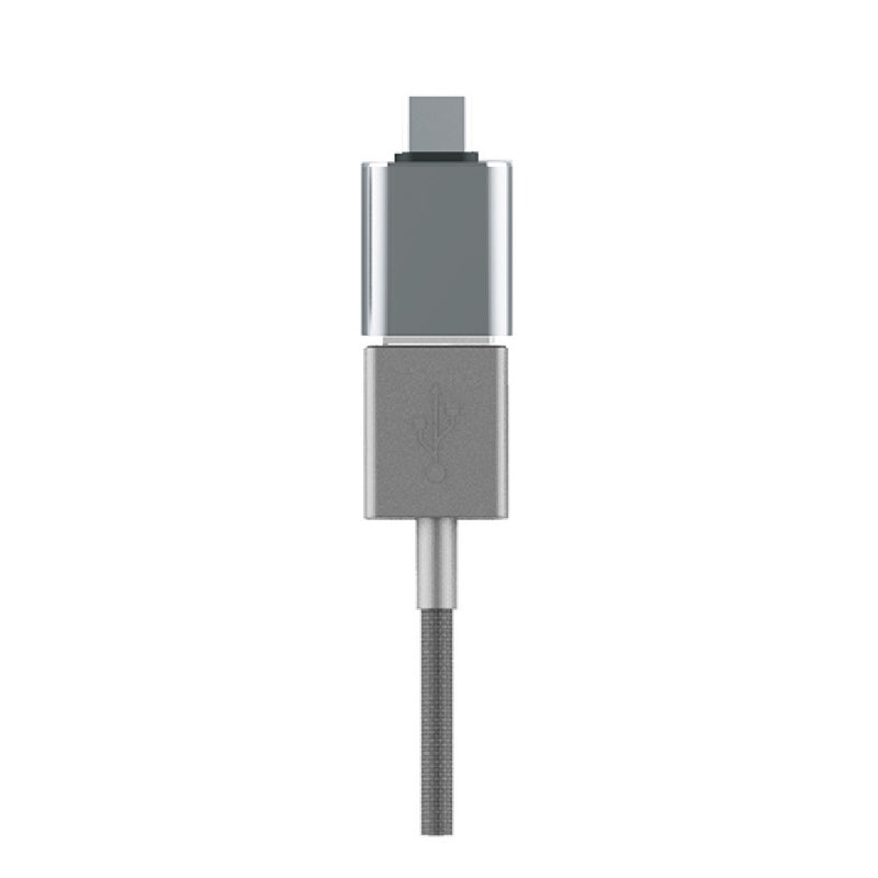 カシムラ USB変換アダプター USB-AtoC GY AJ659