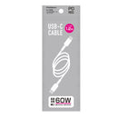 カシムラ USB充電&同期C-Cケーブル1.2m WH AJ662