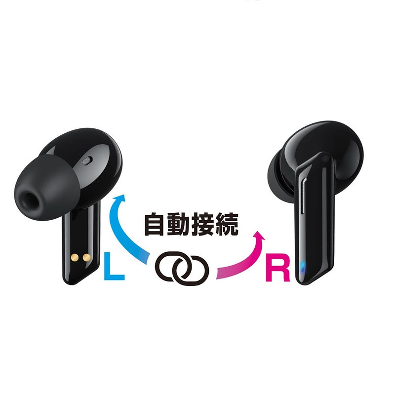 Kashimura Completely Wireless Stereo Earphones High Sound Quality BK BL112