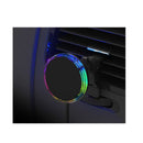 カシムラ アンビエントライト付き マグネットワイヤレス充電器 エアコン取り付け KW42