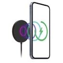 カシムラ Qi2マグネットワイヤレス充電器 15W 1m BK KW50