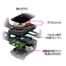 カシムラ 冷却機能付 自動開閉式 ワイヤレス充電ホルダー 吸盤取付 KW51