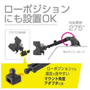 カシムラ 自動開閉式ワイヤレス充電ホルダー 自動回転／4角ホールド 吸盤取り付け KW65