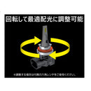 カシムラ LEDヘッド／フォグバルブ 6500K HB3、HB4 NB032