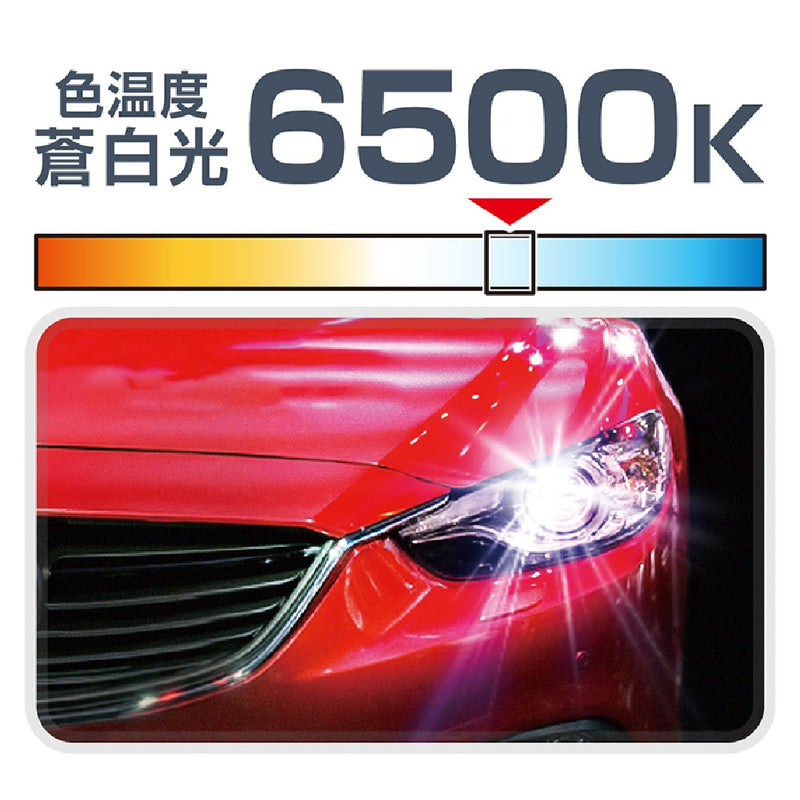 カシムラ HID LEDヘッドバルブ D2S／R 6500K NB207 2個入り