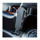 カシムラ 自重式スマホホルダー カーボン×シルバーメッキ AT95