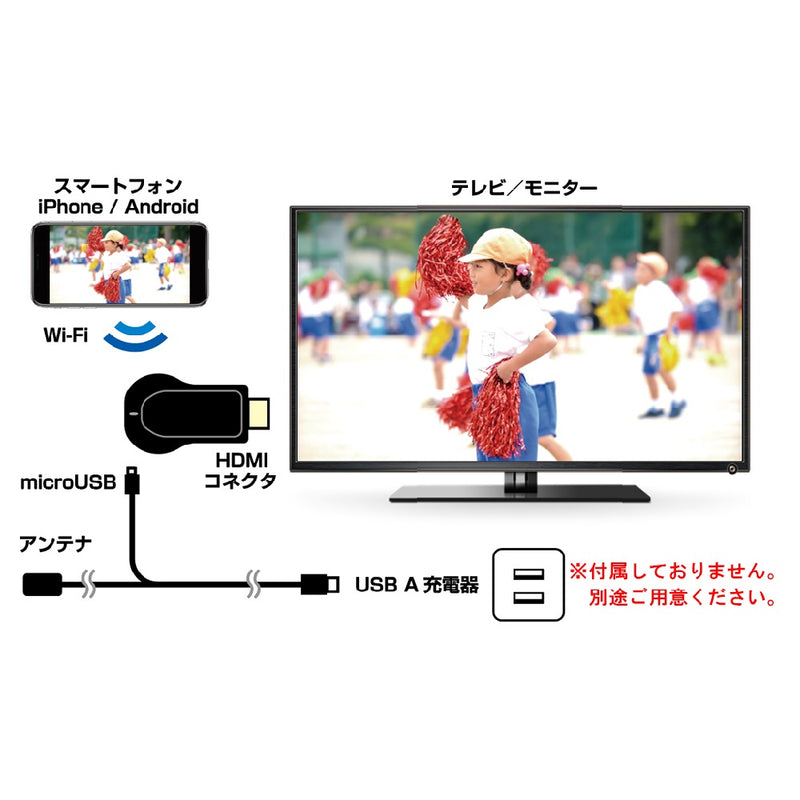 カシムラ Miracastレシーバー HDMI 挿すだけ KD236