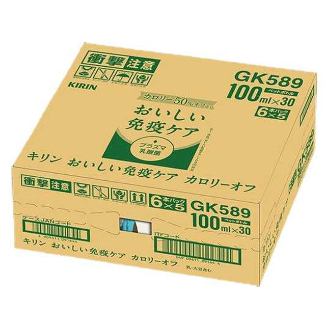 ◆【機能性表示食品】キリン おいしい免疫ケア カロリーオフ 100ML×6本パック×5個