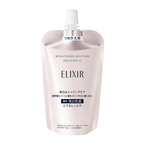 [医药部外品] Shiseido Elixir White Brightening Emulsion III Refill 110ml