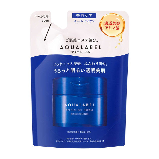 Shiseido Aqua Label Special Gel Cream EX Brightening Refill 81g