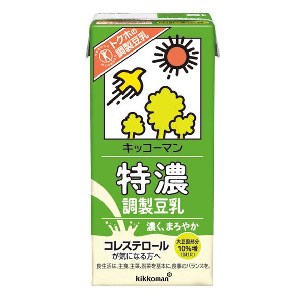 ◆【特定保健用食品(トクホ)】キッコーマン 特濃 調整豆乳 1.0L