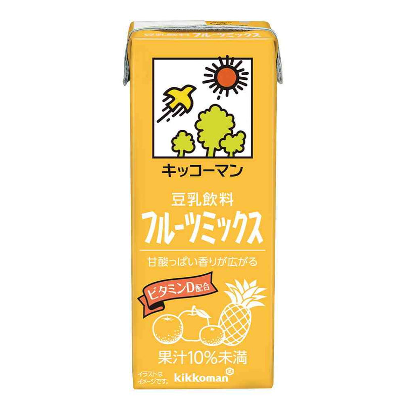 ◆キッコーマン 豆乳飲料 フルーツミックス 200ml