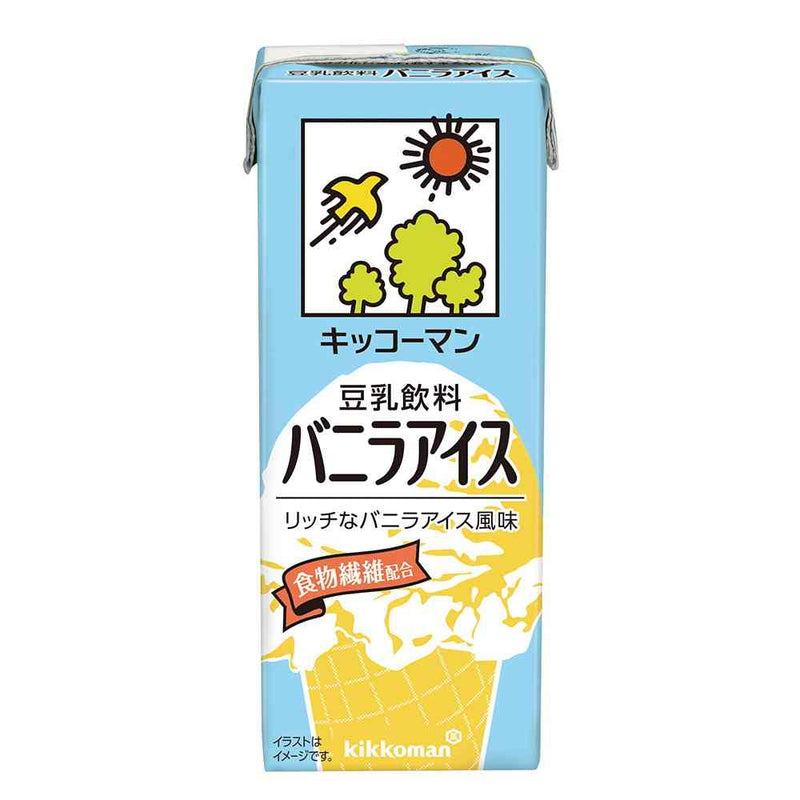 ◆キッコーマン 豆乳飲料 バニラアイス 200ml