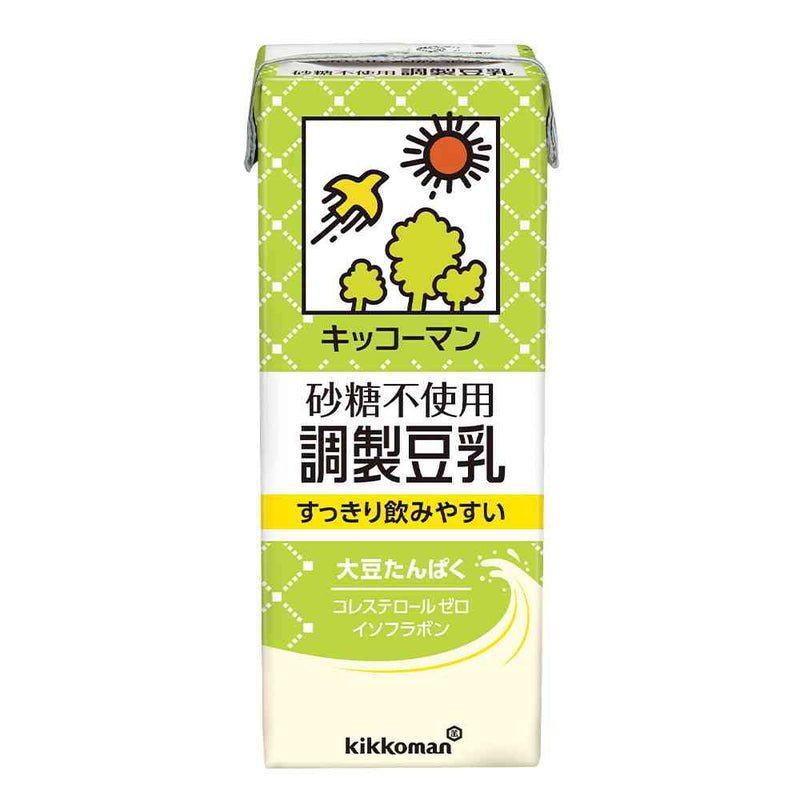 ◆キッコーマン 砂糖不使用 調製豆乳 200ml