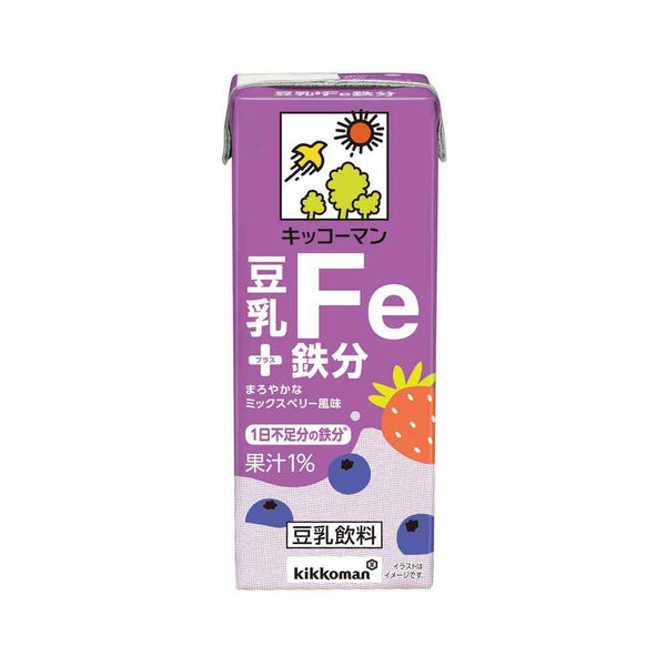 ◆キッコーマン 豆乳＋鉄分 200ml