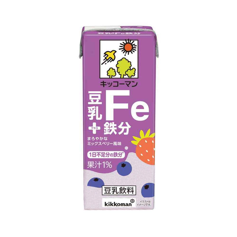 ◆キッコーマン 豆乳＋鉄分 200ml