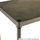 エレクター ベーシックシリーズ ヴィンテージエディション ソリッドシェルフW900xD450mm シルバー B1836VSLD1