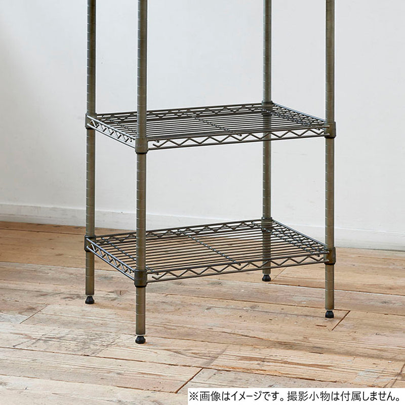 エレクター ベーシックシリーズ ヴィンテージエディション ワイヤーシェルフ W900xD450mm シルバー B1836VSS1