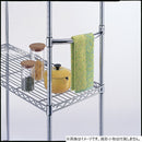 エレクター ベーシックシリーズ サイドハンドル 450mm用 クローム BSD18