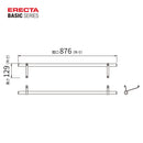 エレクター ベーシックシリーズ ハンガーパイプ＆ブラケット 900mm用 BHF870